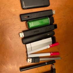 Bye Bye to Vape & E Cigs. Collection of Vape & E Cigs.